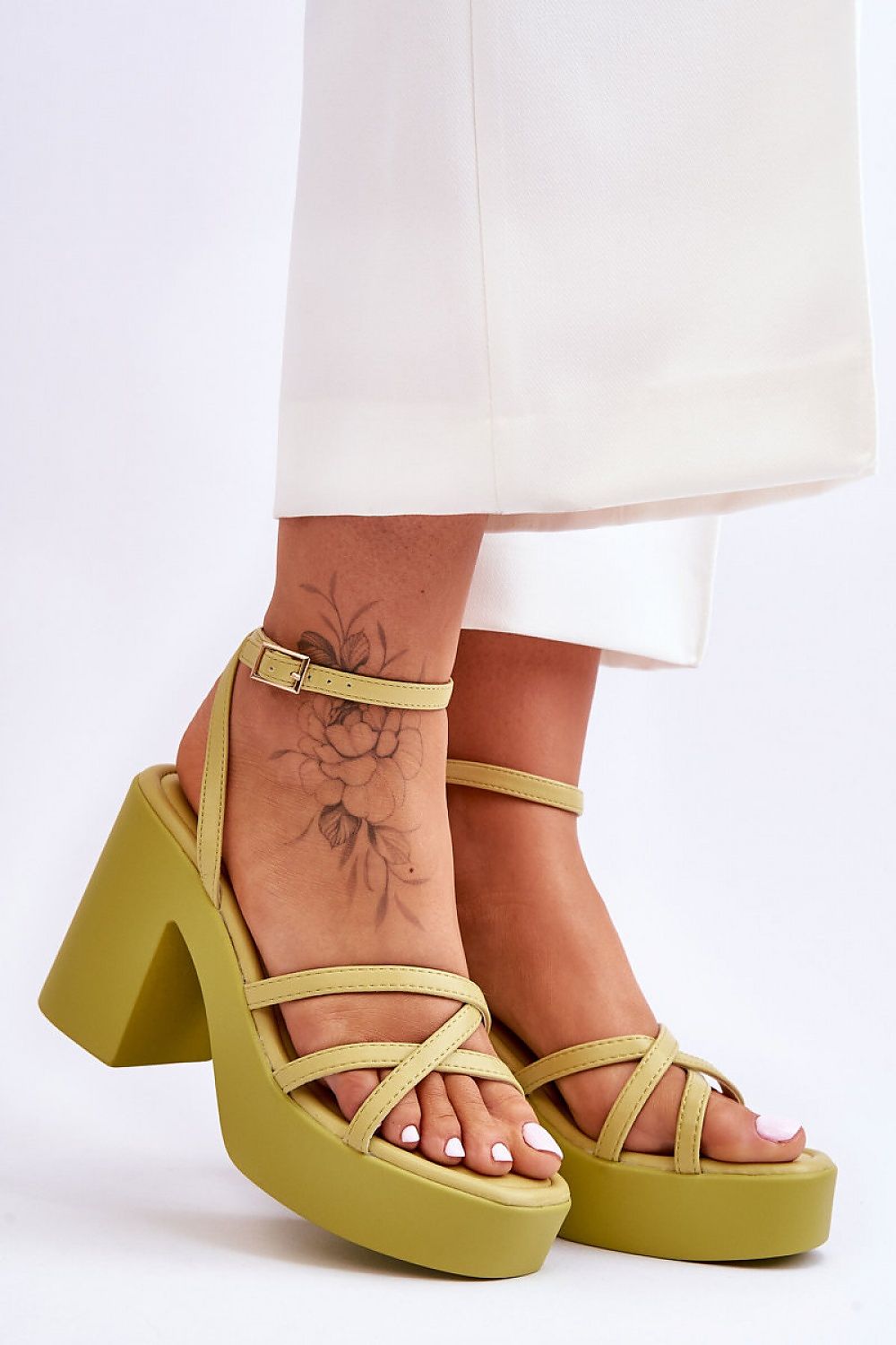 Heel sandals model 180546